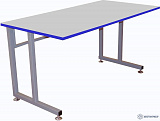 С5-1000x500Р ESD — стол рабочий антистатический с глубиной столешницы 500 мм