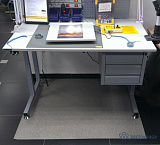 Коврик напольный антистатический — 1500*2000*2 мм — кнопка — шнур заземления