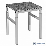 СВ/Г-6-5 LAB RAL9010 — стол весовой лабораторный 600*500мм — гранит 30мм