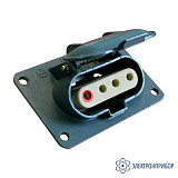 ШЩ 4х25 5ДК.573003 — щитовая розетка