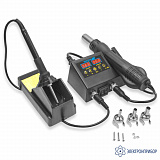 МЕГЕОН 00380 — профессиональная паяльная станция с феном