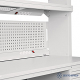 ½ ГМ-ЭПА-15 — панель электромонтажная под полку/столешницу половинная для серии ГАММА