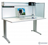 АРМ-4455-ESD — стол инженера/менеджера с антистатической столешницей