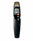 Testo 830-T2 комплект — инфракрасный термометр с 2-х точечным лазерным целеуказателем (с кожаным чехлом и зондом температуры)