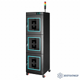 DC-3B ESD (черный) — шкаф сухого хранения антистатический с 3 секциями