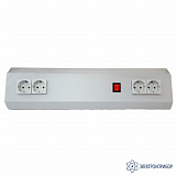 Электроблок С6-900-6 розеток — автомат — для столов серии С6 и верстаков