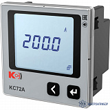 КС72А-К1 — амперметр одноканальный 1RS-485 (лицевая панель 72х72 мм)