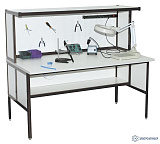 АРМ-4120-9-ESD — стол монтажника радиоаппаратуры с антистатической столешницей