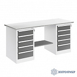 ВР-18+ДР-05+ДР-05/№5 — верстак — оснащенный двумя драйверами ДР-05 — тип столешницы №5