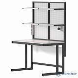 СР-120.64.76.ПЛС — стол лабораторный радиомонтажный