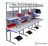 К28 ESD HPL — комплект опций антистатический для рабочего места метролога (ЛДСП с антистатическим HPL пластиком)