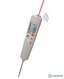 testo 826-T4 — инфракрасный термометр с лазерным целеуказателем и проникающим пищевым зондом