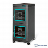 DC-2B ESD (черный) — шкаф сухого хранения антистатический двухсекционный