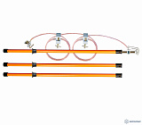 ЗПП-15-3/3-70 — заземление переносное подстанционное с тремя штангами