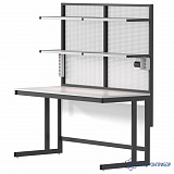 СР-150.64.76.ПЛС — стол лабораторный радиомонтажный