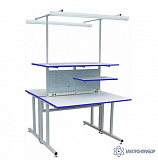 К30 ESD HPL — комплект опций антистатических для рабочего места радиомонтажника (островное) (ЛДСП с антистатическим HPL пластиком)