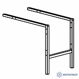 СР-18-7/1 Констант — основание стола под тумбу 1800х700 мм