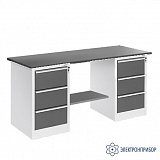 ВР-18+ДР-03+ДР-03/№3 — верстак — оснащенный двумя драйверами ДР-03 — тип столешницы №3