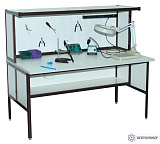 АРМ-4110-ESD — стол монтажника радиоаппаратуры с антистатической столешницей
