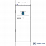 ШЭРА-ДЗЛ-1001 — шкаф дифференциальной защиты линии (для схемы РУ с одним выключателем на присоединение)