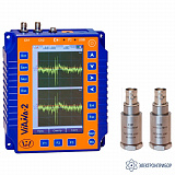 ViAna-2 (с датчиками AP2098-100) — анализатор вибрации двухканальный с функцией балансировки роторов