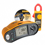 Fluke 1664 SCH-CLAMP/F — комплект многофункционального тестера электроустановок, токоизмерительных клещей и программного обеспечения