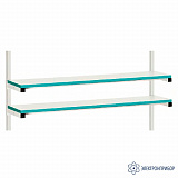 ПО-18/1 LAB RAL9010 — основание дополнительной лабораторной полки 1800мм