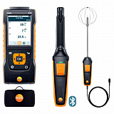 testo 440 (0563 4408) — комплект уровня комфорта с Bluetooth зондом СО2 0632 1551, зондом турбулентности 0628 0152 и кейсом 0516 4401