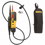 Fluke T110VDE/C150 — комплект тестера напряжения/целостности с переключаемой нагрузкой (версия VDE) и футляра C150
