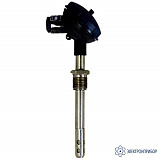 ДВТ-03.ТЭ.Kl1–2 — датчик влажности и температуры (в клеммной головке со штуцером для установки на стену при помощи кронштейна)