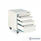 ТП-01/S LAB RAL9010 — подкатная лабораторная тумба 490*610*580мм