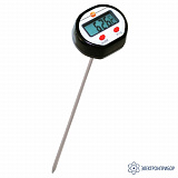 Testo мини-термометр погружной/проникающий с удлиненным наконечником — для измерений температуры воздуха — мягких или сыпучих субстанций — жидкостей