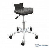 VKG C-410/KJ260 ESD — антистатический полиуретановый лабораторный табурет — с газлифтом KJ/260