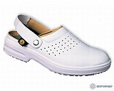 CLOG белый — антистатические туфли-сабо