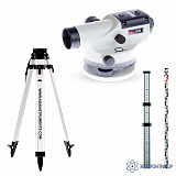 ADA Basis (арт. А00117_К1) — нивелир оптический в комплекте с рейкой ADA STAFF 3 и штативом на клипсах ADA Light