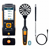 testo 440 (0563 4407) — комплект для вентиляции №2 с Bluetooth крыльчаткой 100 мм 0635 9431, зондом с крыльчаткой 16мм 0635 9532 и кейсом 0516 4401