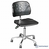 VKG C-330/KJ260 ESD — антистатический полиуретановый лабораторный стул с регулировкой угла наклона спинки — с газлифтом KJ/260