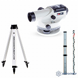 ADA Basis (арт. А00117_К) — нивелир оптический в комплекте с рейкой ADA STAFF 3 и штативом на винтах ADA Light S