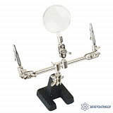 ProsKit 608-391A — зажим настольный вспомогательный третья рука с лупой