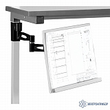 ППЧ-01/А — подставка для чертежей для столов на алюминиевом профиле