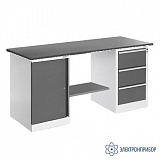 ВР-18+ТМБ-01+ДР-03/№3 — верстак — оснащенный драйвером ДР-03 и тумбой ТМБ-01 — тип столешницы №3