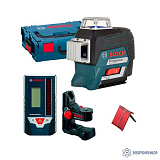 Bosch GLL 3-80C (12 V) + BM1 + LR7 + L-BOXX — лазерный уровень