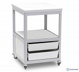 АРМ-5271 — тумбочка мобильная с двумя ящиками