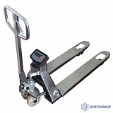 ЕВ4-РТ-2000 (нерж.сталь) — гидравлическая рокла с весами (весовая тележка)