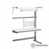 АЛ-СРСТ/Д-С2-12-7 ESD — комплект АЛЬЯНС дополнительный со средней стойкой со светодиодным светильником антистатическое исполнение