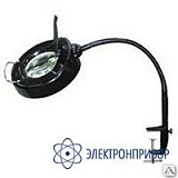 АТР-6434 — кольцевой бестеневой светильник с оптической линзой диаметром 127 мм (черный)