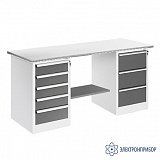 ВР-18+ДР-05+ДР-03/№5 — верстак — оснащенный двумя драйверами ДР-05 и ДР-03 — тип столешницы №5